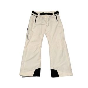 Obermeyer New London Pants ski snowboard white snow pants size 14 women.